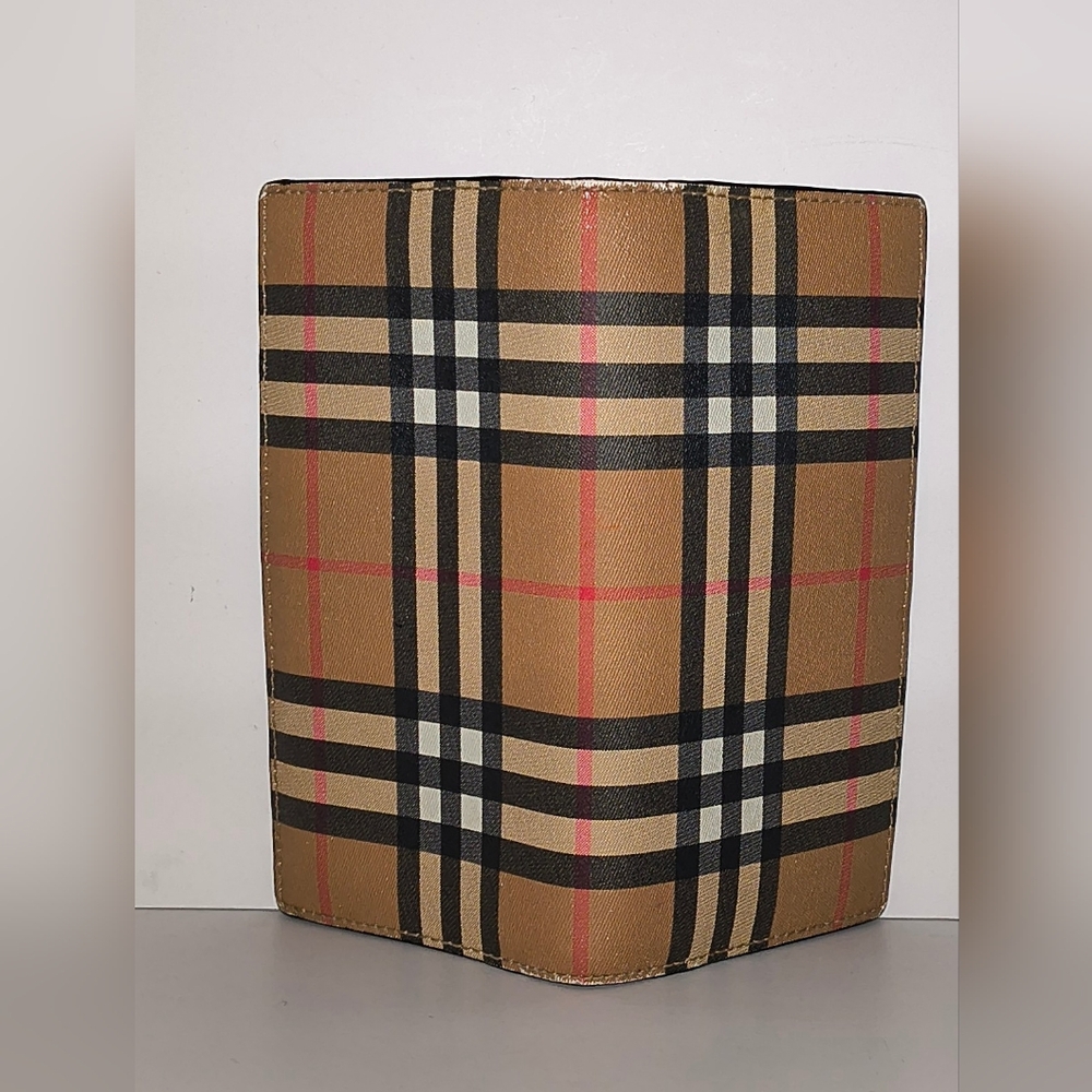 Burberry Checkered Passport Holder